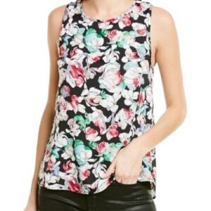 BCBGmaxazria floral tank blouse